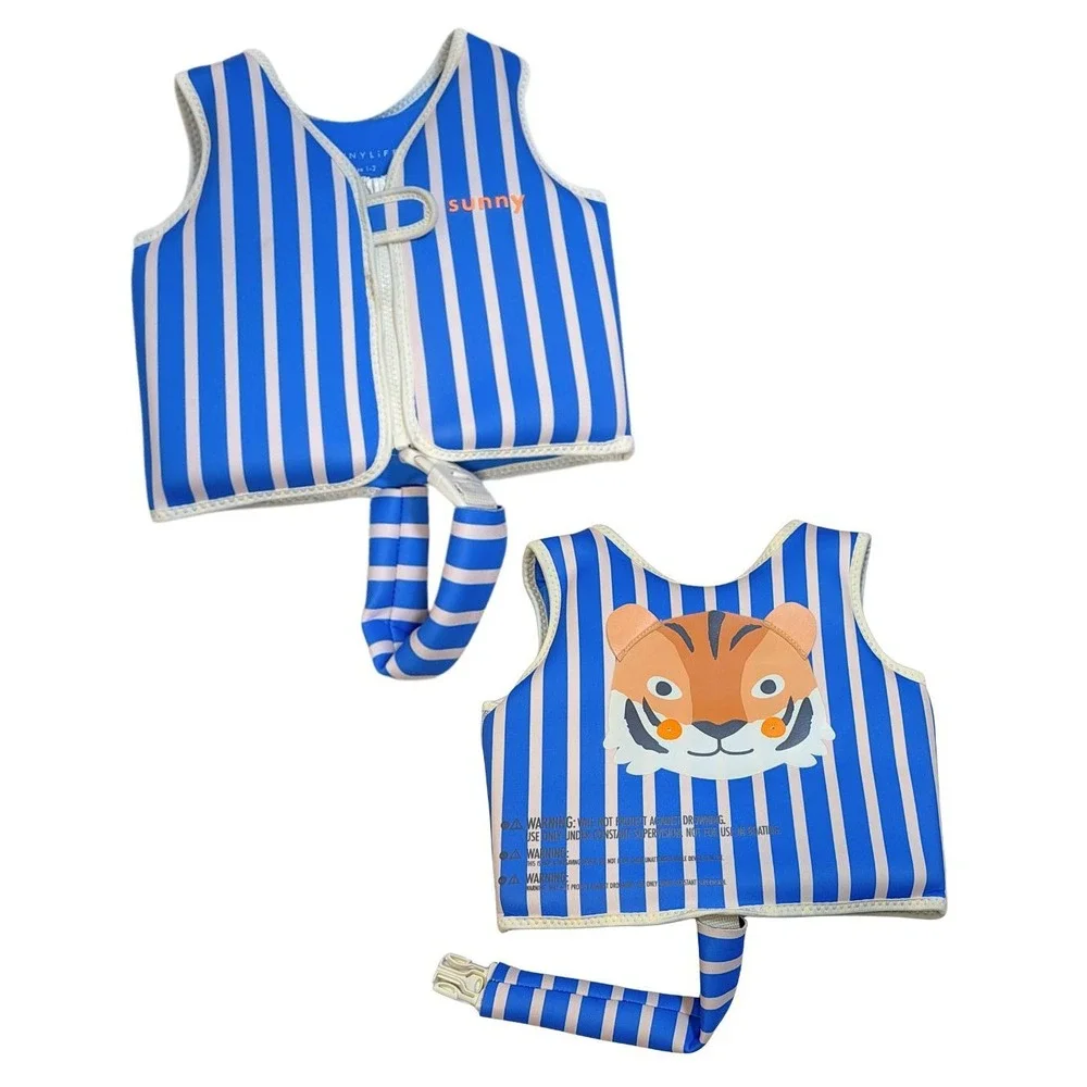 Sunnylife Tino the Tiger Swim Vest 1-2 Years Blue